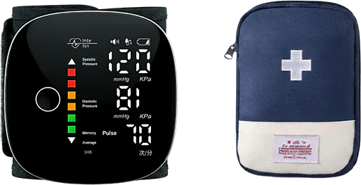 TryggPuls - Kompakt och exakt handledsblodtrycksmätare