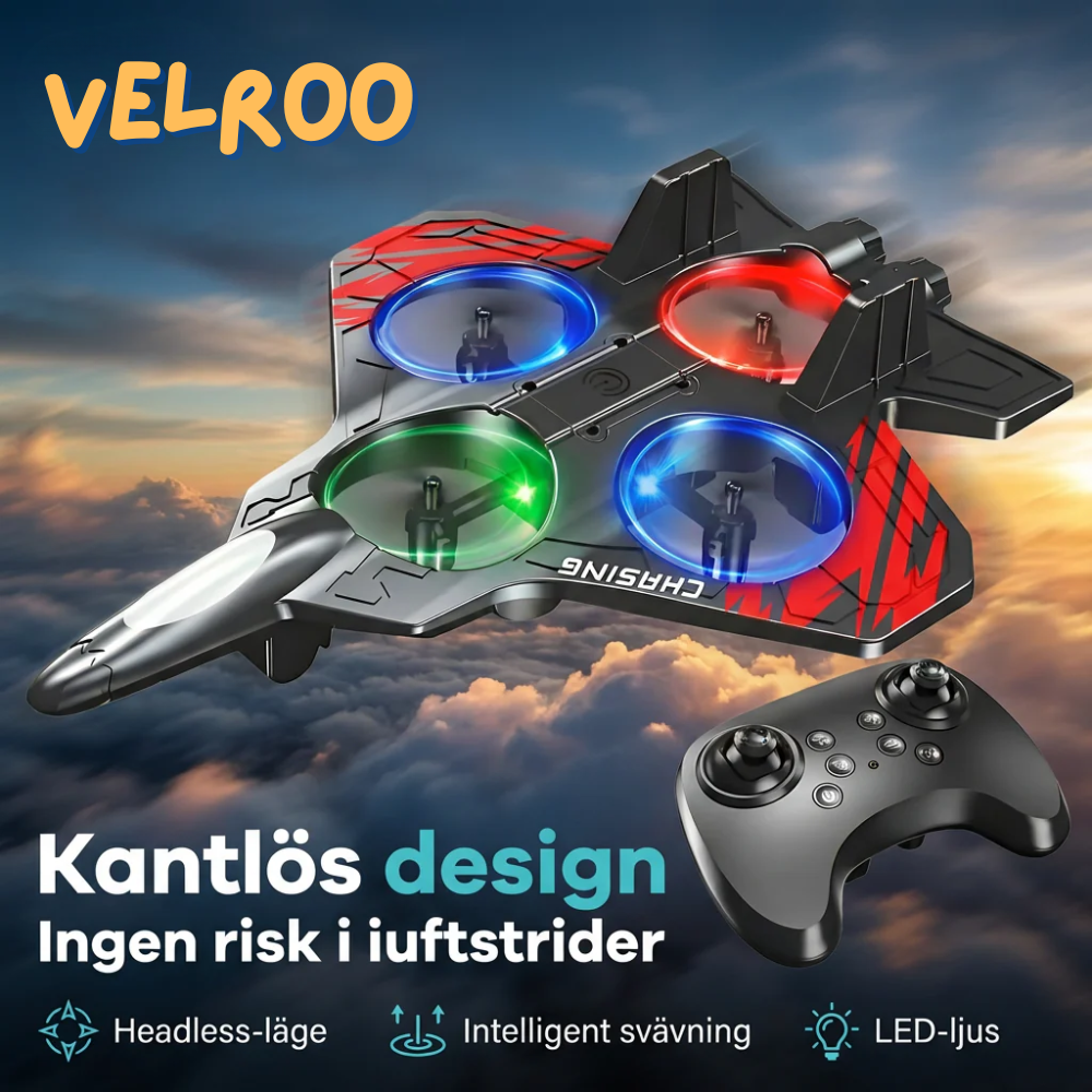 AeroLjus™ RC LED-drönare – lys upp natten med full kontroll