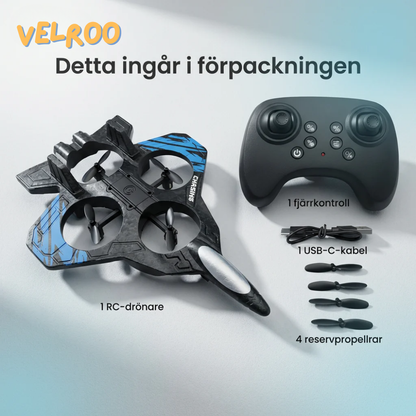 AeroLjus™ RC LED-drönare – lys upp natten med full kontroll