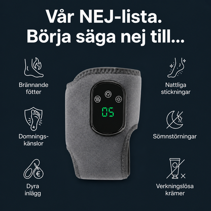 SmärtfriPro Fotterapi™ - Snabb lindring, bättre blodcirkulation, komfort