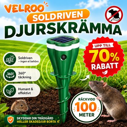 SolaGuard™ - Soldrivet skydd mot mullvadar och skadedjur