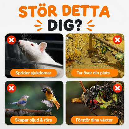 SolaGuard™ - Soldrivet skydd mot mullvadar och skadedjur