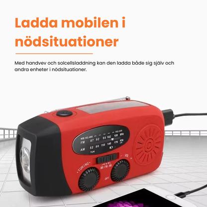 Krisradio™ Pålitlig kraft i nödsituationer