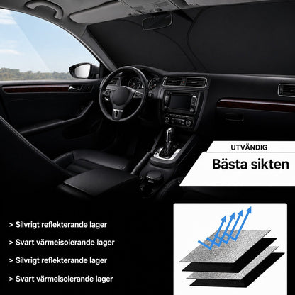 SolSkärm Pro™ ⎸ Maximalt solskydd för bilen