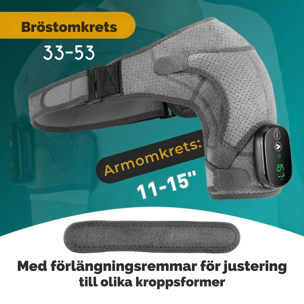 ThermaRelief™ Axelmassage – lindring och värme med ett enda knapptryck