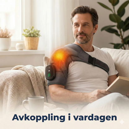 ThermaRelief™ Axelmassage – lindring och värme med ett enda knapptryck