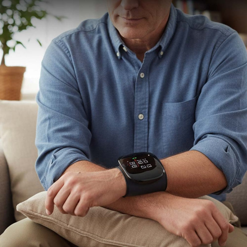 TryggPuls - Kompakt och exakt handledsblodtrycksmätare